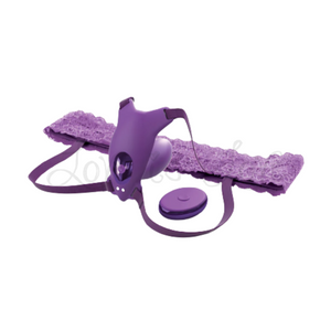 Pipedream Fantasy For Her Ultimate G-Spot Butterfly Strap-On Wearable Vibrator Purple Buy in Singapore LoveisLove U4ria