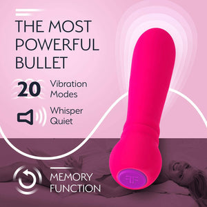 FemmeFunn Ultra Bullet Silicone 20 Function 4.7 Inch Pink Buy in Singapore LoveisLove U4ria 