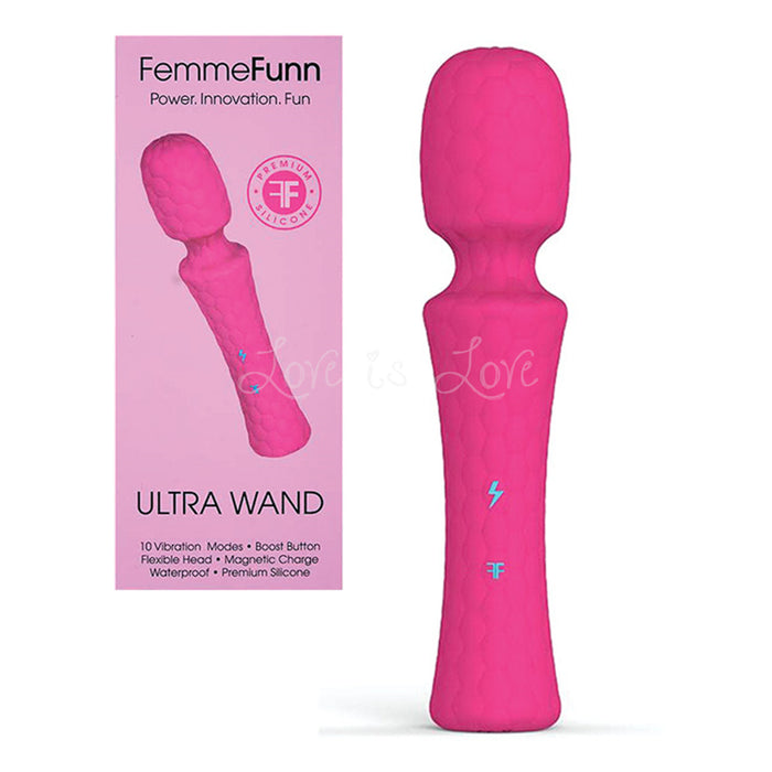 FemmeFunn Ultra Wand 8 Inch Pink