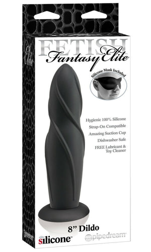 Fetish Fantasy Elite 8 Inch Twist Silicone Dildo Spiral [Clearance*^]
