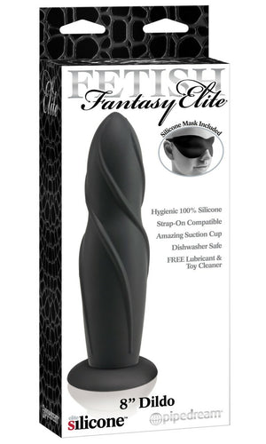 Fetish Fantasy Elite 8 Inch Twist Silicone Dildo Spiral (Last Piece - Special Promotion Sale^)