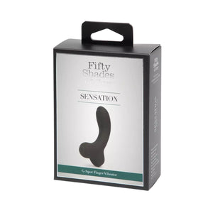 Fifty Shades of Grey Sensation Rechargeable G-Spot Finger Vibrator in Black Buy in Singapore LoveisLove U4Ria