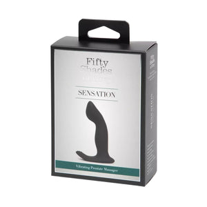 Fifty Shades of Grey Sensation Rechargeable P-Spot Vibrator in Black Buy in Singapore LoveisLove U4Ria