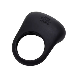 Fifty Shades of Grey Sensation Rechargeable Vibrating Love Ring in Black Buy in Singapore LoveisLove U4Ria
