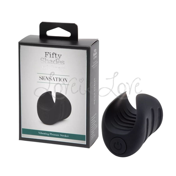 Fifty Shades of Grey Sensation Rechargeable Vibrating Stroker Black