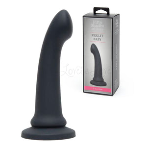 Fifty Shades Of Grey Feel It Baby Silicone G-Spot Dildo 7 Inch Black buy in Singapore LoveisLove U4ria