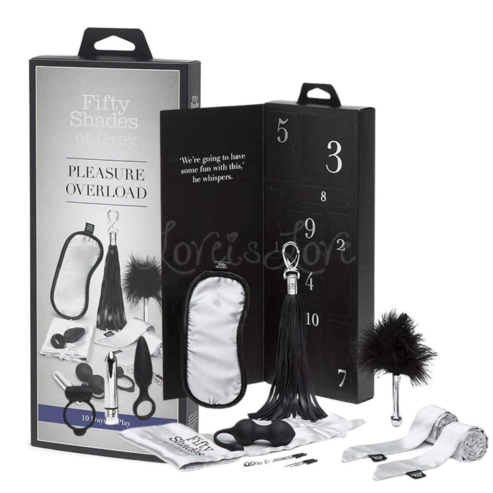 Fifty Shades Of Grey Pleasure Overload 10 Days Of Pleasure Couple's Gift Set