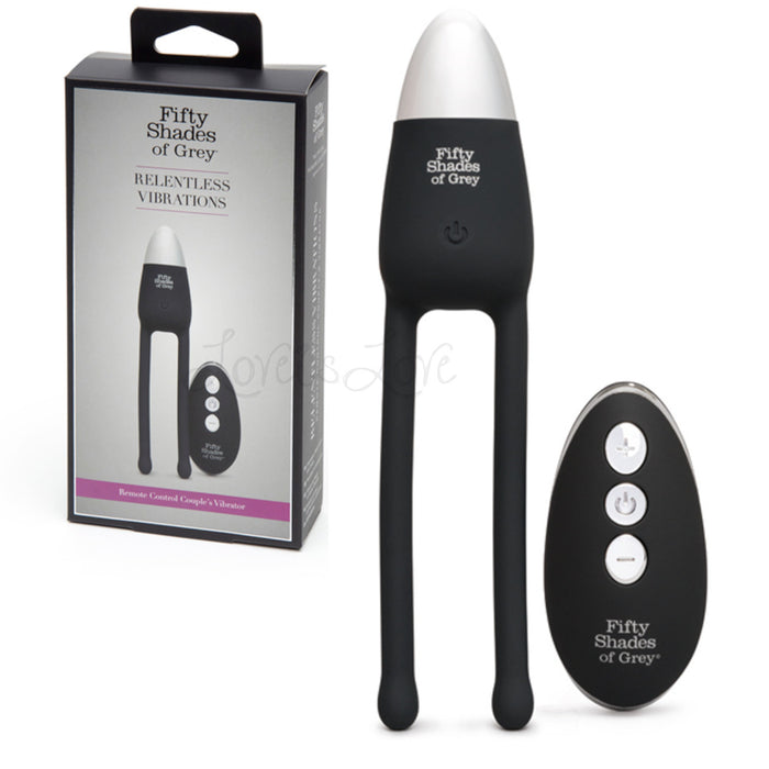 Fifty Shades Of Grey Relentless Vibrations Remote Control Couples Vibrator