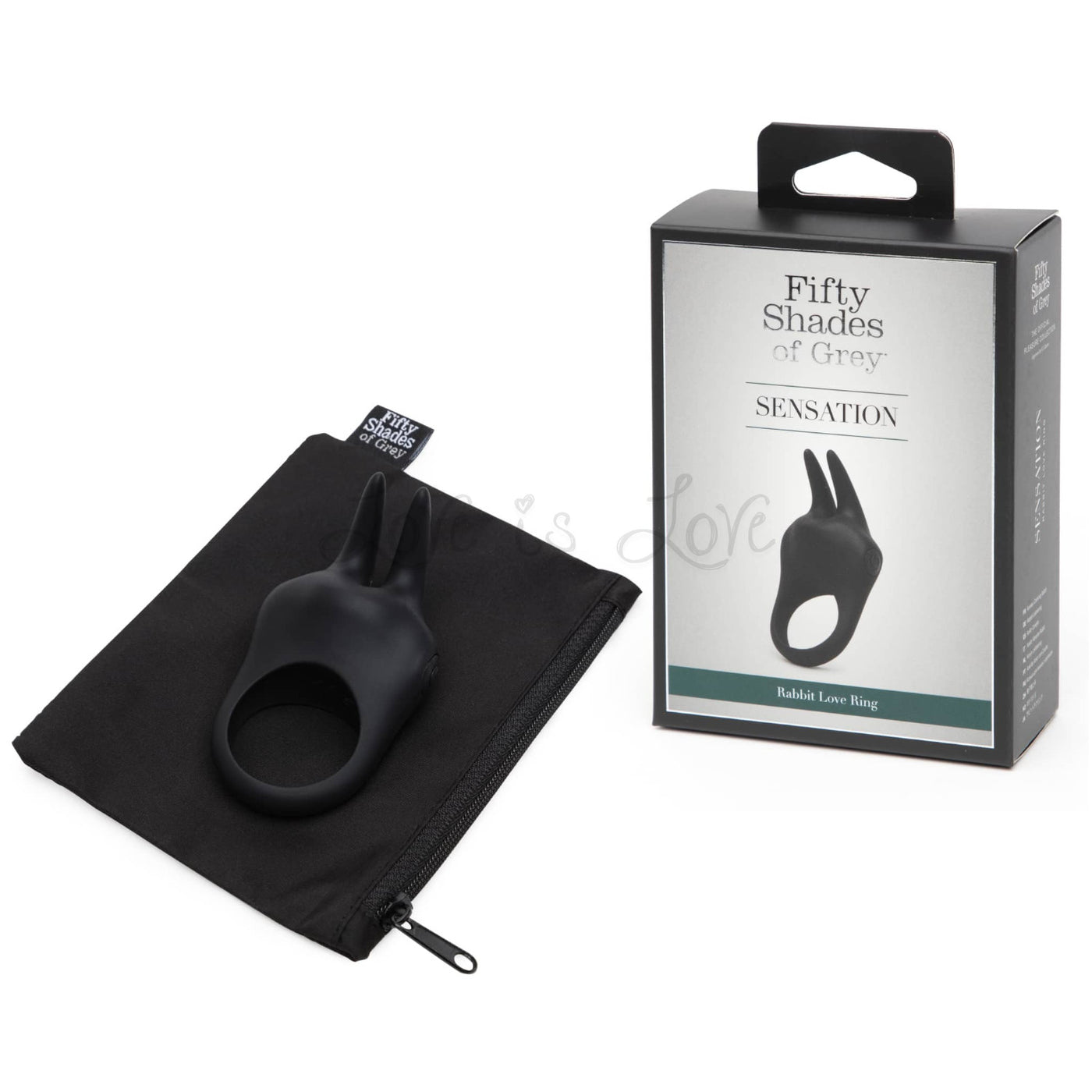 Fifty Shades Of Grey Sensation Rechargeable Vibrating Rabbit Love Ring Love is Love Fifty Shades Of Grey Sensation Rechargeable Vibrating Rabbit Love Ring Love is Love
