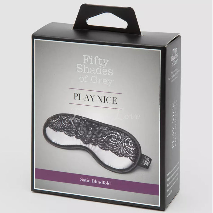 Fifty Shades of Grey Play Nice Satin & Lace Blindfold