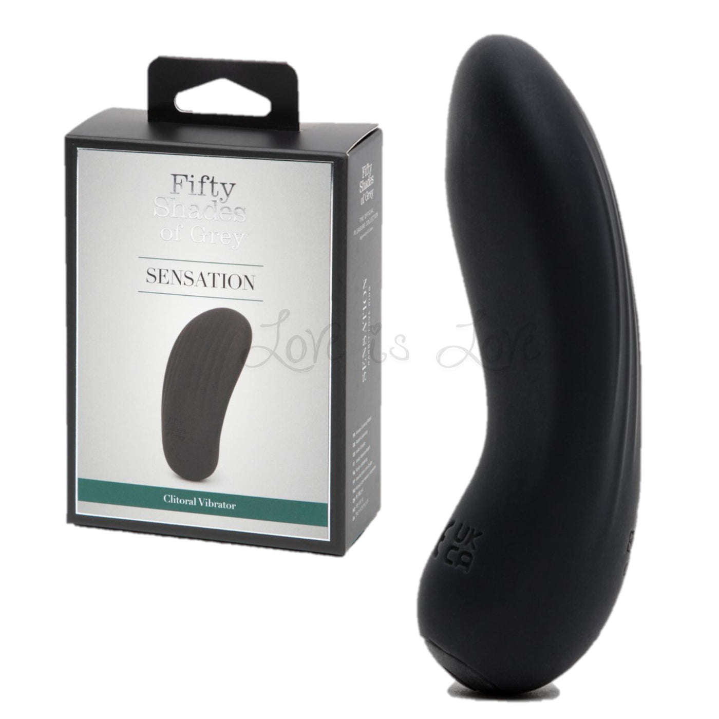 Fifty Shades of Grey Sensation Rechargeable Clitoral Vibrator Black Love is Love Fifty Shades of Grey Sensation Rechargeable Clitoral Vibrator Black Love is Love