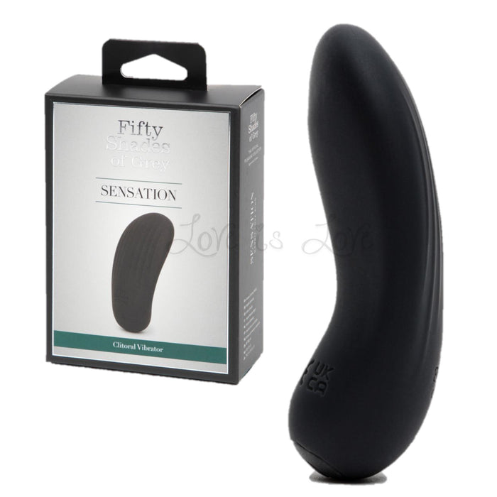 Fifty Shades of Grey Sensation Rechargeable Clitoral Vibrator Black