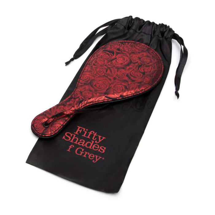 Fifty Shades of Grey Sweet Anticipation Round Paddle Red