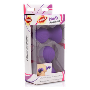 Frisky Violets Silicone Nipple Suckers buy in Singapore LoveisLove U4ria
