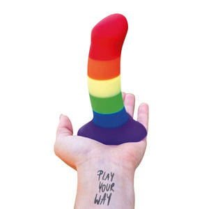 Fun Factory Stubs Amor Dildo in Rainbow (Limited Edition) Buy in Singapore LoveisLove U4Ria