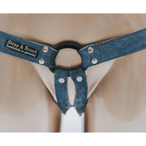 Fun Factory Harness Invisible Denim Dark Blue or Special Edition Jeans Blue Strap-Ons & Harnesses - Harnesses Buy in Singapore LoveisLove U4Ria