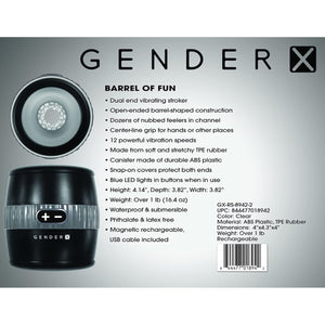 Gender X Barrel of Fun Vibrating Stroker Buy in Singapore LoveisLove U4Ria 