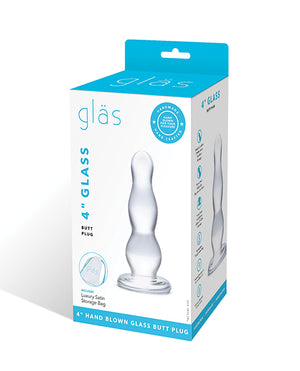 Glas 4 Inch Glass Butt Plug