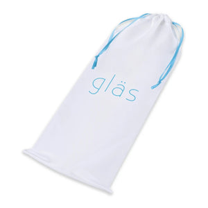 Glas 6 Inch Curved G-spot Glass Dildo Blue buy in Singapore LoveisLove U4ria