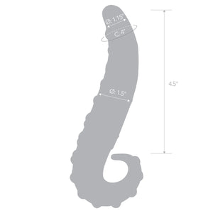 Glas 6 Inch Lick-It Glass Dildo buy in Singapore LoveisLove U4ria