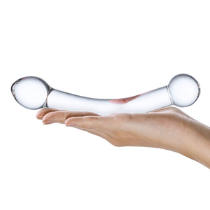 Glas 7" Curved Glass G-Spot Stimulator buy at LoveisLove U4Ria Singapore