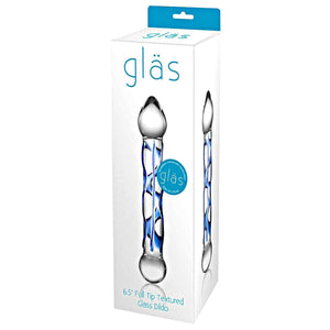 Glas Full Tip Textured Glass Dildo 6.5 Inch  Buy in Singapore LoveisLove U4Ria 