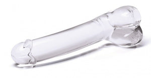 Glas Realistic Curved Glass G-Spot Dildo 7 Inches
