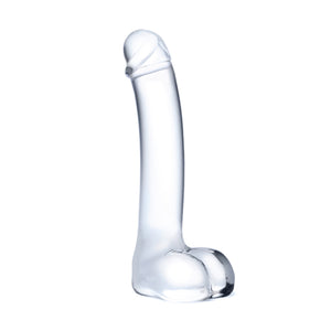 Glas Realistic Curved Glass G-Spot Dildo Buy in Singapore LoveisLove U4ria 