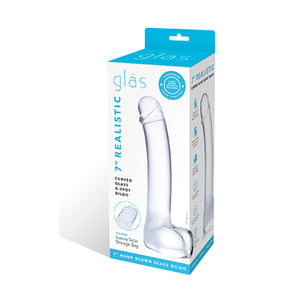 Glas Realistic Curved Glass G-Spot Dildo Buy in Singapore LoveisLove U4ria 