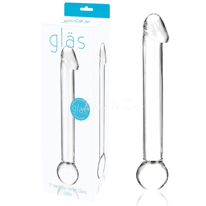 Glas Realistic Head Glass Dildo