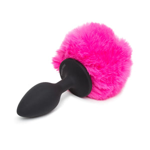 Happy Rabbit Bunny Tail Butt Plug Pink 3 Inch Small or 3.5 Inch Medium or 4 Inch Pink Large buy in Singapore LoveisLove U4ria