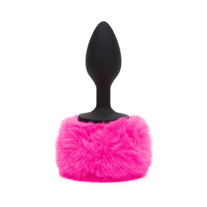 Happy Rabbit Bunny Tail Butt Plug Pink 3 Inch Small or 3.5 Inch Medium or 4 Inch Pink Large buy in Singapore LoveisLove U4ria