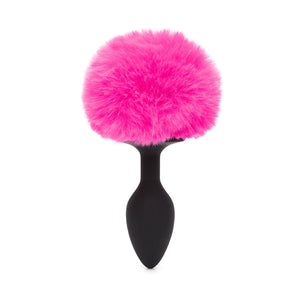 Happy Rabbit Bunny Tail Butt Plug Pink 3 Inch Small or 3.5 Inch Medium or 4 Inch Pink Large buy in Singapore LoveisLove U4ria