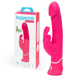 Happy Rabbit Realistic Dual Density Rabbit Rechargeable Vibrator Pink Buy in Singapore LoveisLove U4Ria 