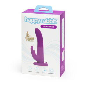 Happy Rabbit Rechargeable Vibrating Strap-On Harness Set Purple Buy in Singapore LoveisLove U4ria 