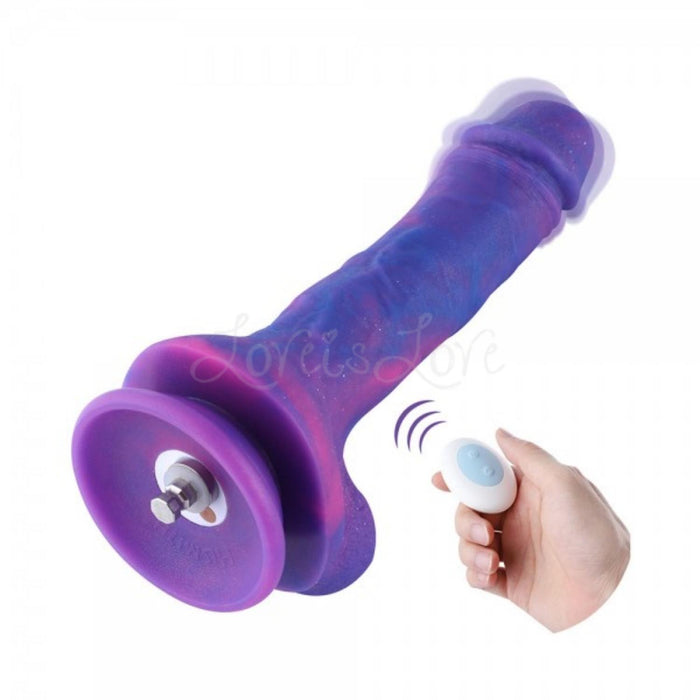 Hismith 8.3” Dream Sky Silicone Dong Vibrating Dildo with 3 Speeds + 4 Modes with KlicLok System 