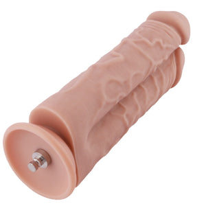 Hismith 8.5" Two Cocks One Hole Silicone Dildo buy in Singapore LoveisLove U4ria