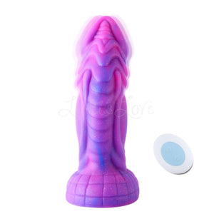 Hismith 8'' Dream Sky Monster Series Silicone Dong Vibrating Dildo with 3 Speeds + 4 Modes with KlickLok System love is love buy sex toys in singapore u4ria loveislove