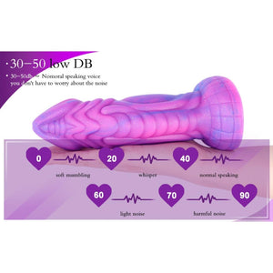Hismith 8'' Dream Sky Monster Series Silicone Dong Vibrating Dildo with 3 Speeds + 4 Modes with KlickLok System love is love buy sex toys in singapore u4ria loveislove