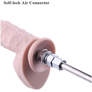 Hismith 9 Inch Huge Silicone Dildo for Hismith Sex Machine with Quick Air Connector  6.5 Inch Insertable Length Flesh Buy in Singapore LoveisLove U4ria 