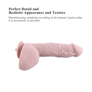 Hismith 9 Inch Huge Silicone Dildo for Hismith Sex Machine with Quick Air Connector  6.5 Inch Insertable Length Flesh Buy in Singapore LoveisLove U4ria 