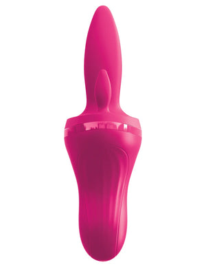 Pipedream 3Some Holey Trinity Triple Tongue Rechargeable Vibrator Silicone Pink