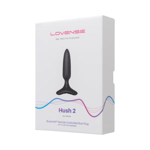 Lovense Hush 2 App-Controlled Wearable Butt Plug (1 or 2.25 inch diameter) [Authorized Dealer] Buy in Singapore LoveisLove U4Ria New