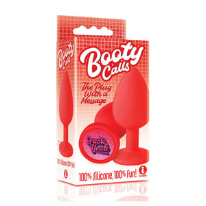 Icon 9’s Booty Calls Fuck Yeah Silicone Butt Plug Red (The Plug With A Message ) buy in Singapore LoveisLove U4ria