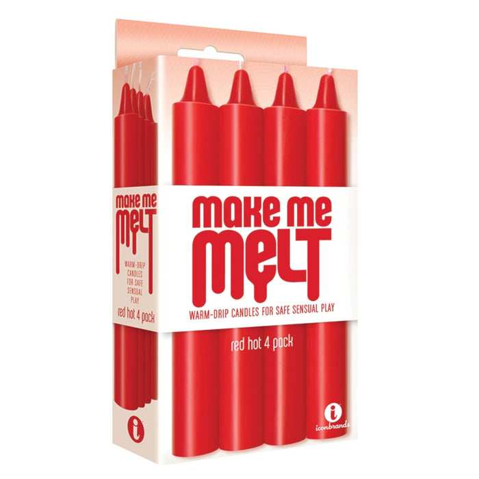 Icon 9's Make Me Melt Sensual Warm Drip Candles 4 Pack