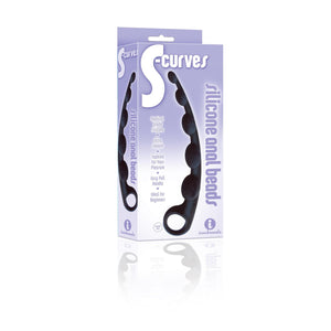 Icon Brands The 9's S-Curves Silicone Anal Beads Buy in Singapore LoveisLove U4Ria 