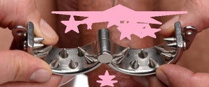 Master Series Impaler Locking CBT Ring with Spikes 1.6 Inch (Last Piece)