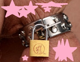 Master Series Impaler Locking CBT Ring with Spikes 1.6 Inch