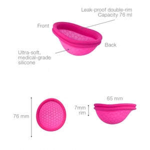Intimina Ziggy Menstrual Cup Pink buy in Singapore LoveisLove U4ria
