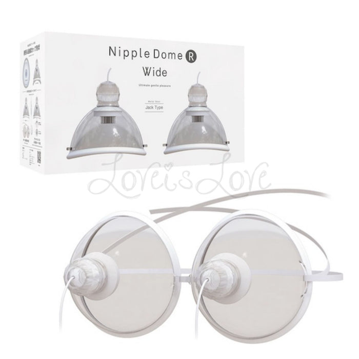 Japan SSI Nipple Dome R Wide Metal Gear Jack Type Nipple Wearable Breast Vibrator